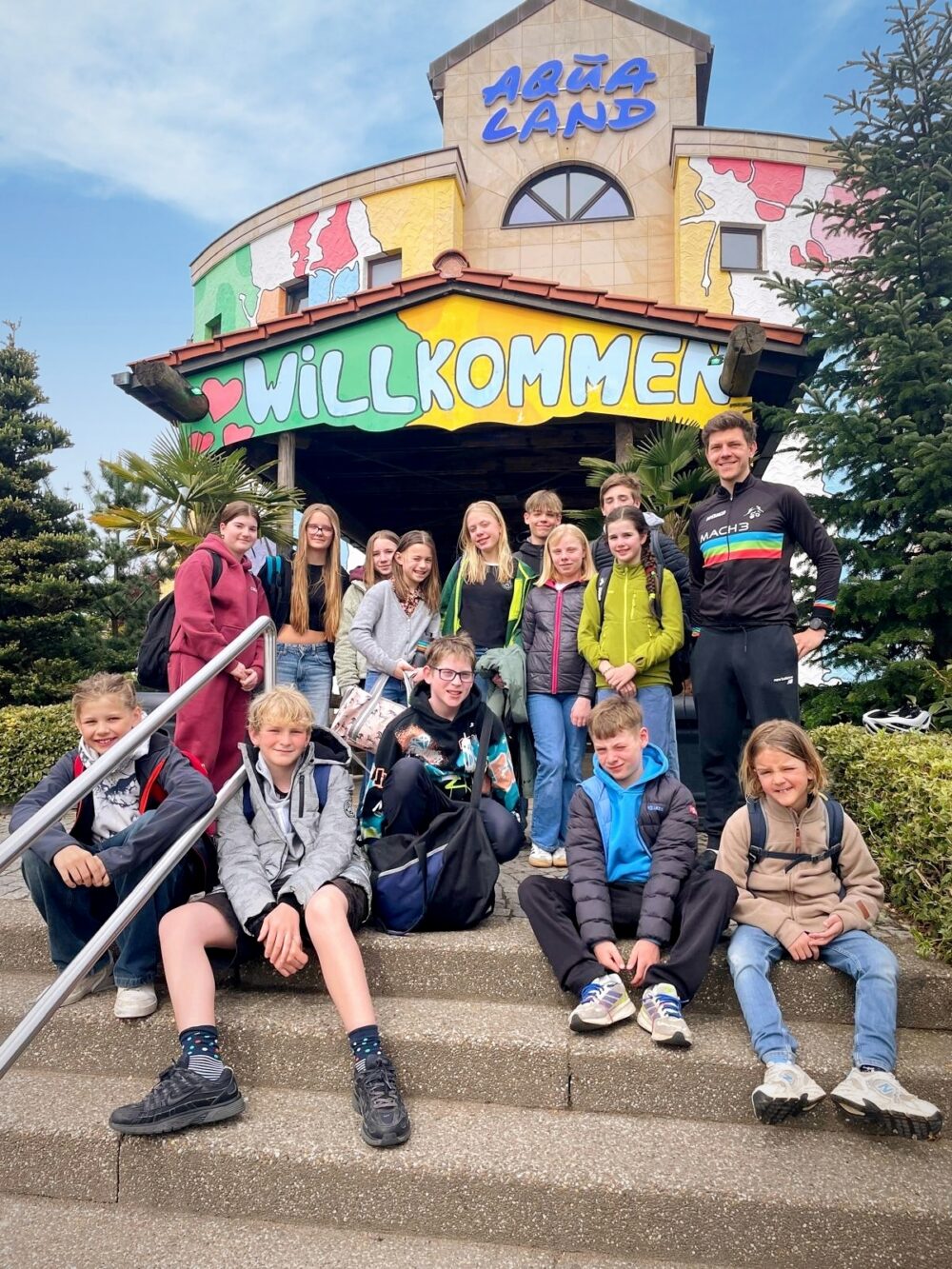 Besuch im AQUALAND Köln mit der MACH3 Köln Triathlon Kinder- und Jugendabteilung